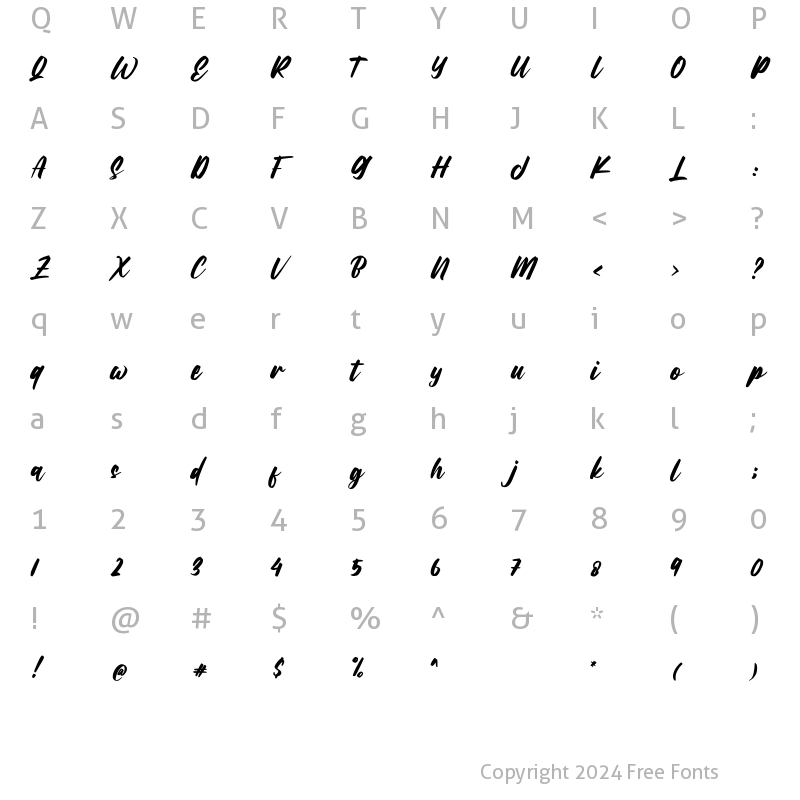 Character Map of Black History Regular