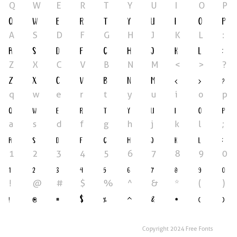 Character Map of BLACKPINK Regular