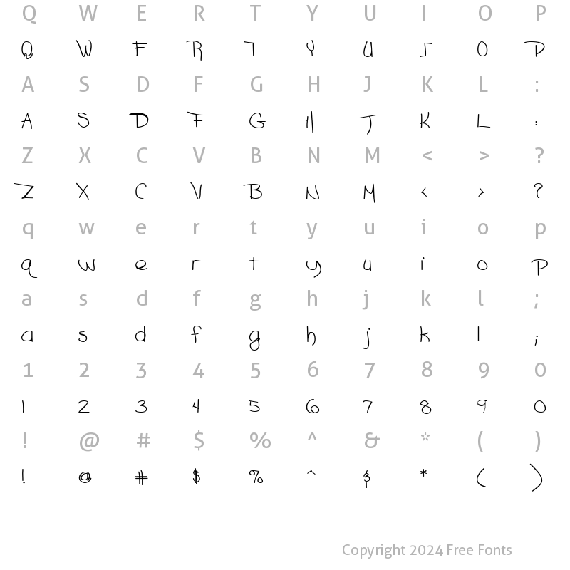 Character Map of BlazingHeat9 Bold