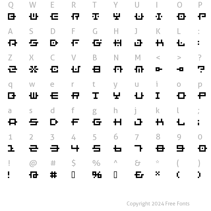 Character Map of BM chain A6