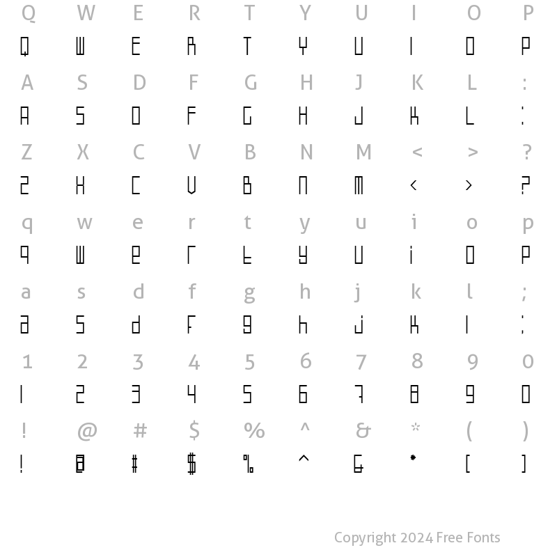 Character Map of BN Defect Regular