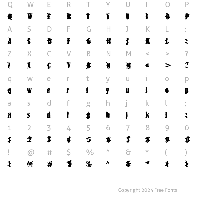 Character Map of BN-Snake Regular