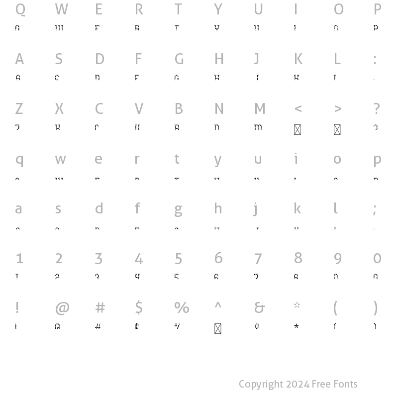 Character Map of Bodybuilder Stars FX