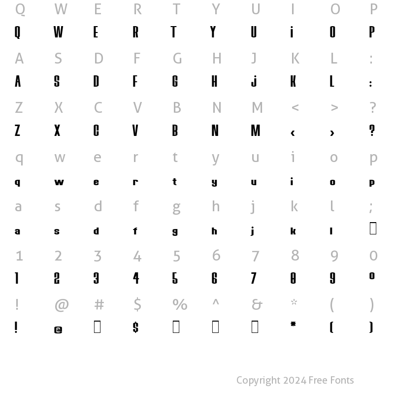 Character Map of Bored Robots KG Normal