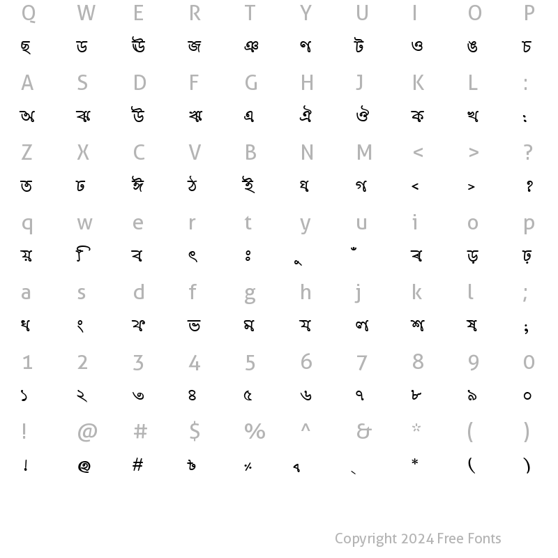 Character Map of BorhalMJ Bold