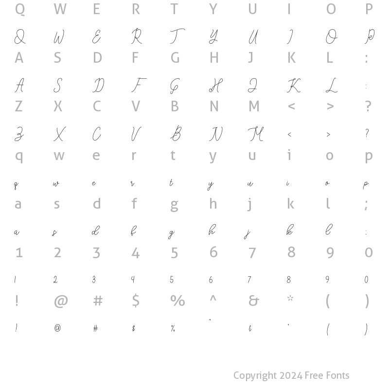 Character Map of Brahmone Regular