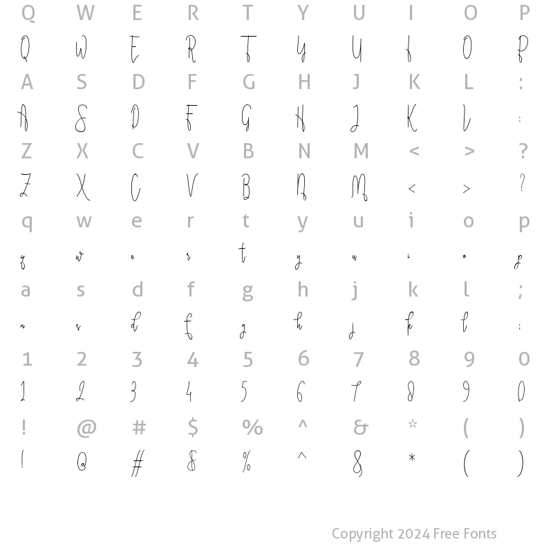 Character Map of Brisk wondering Boll Regular