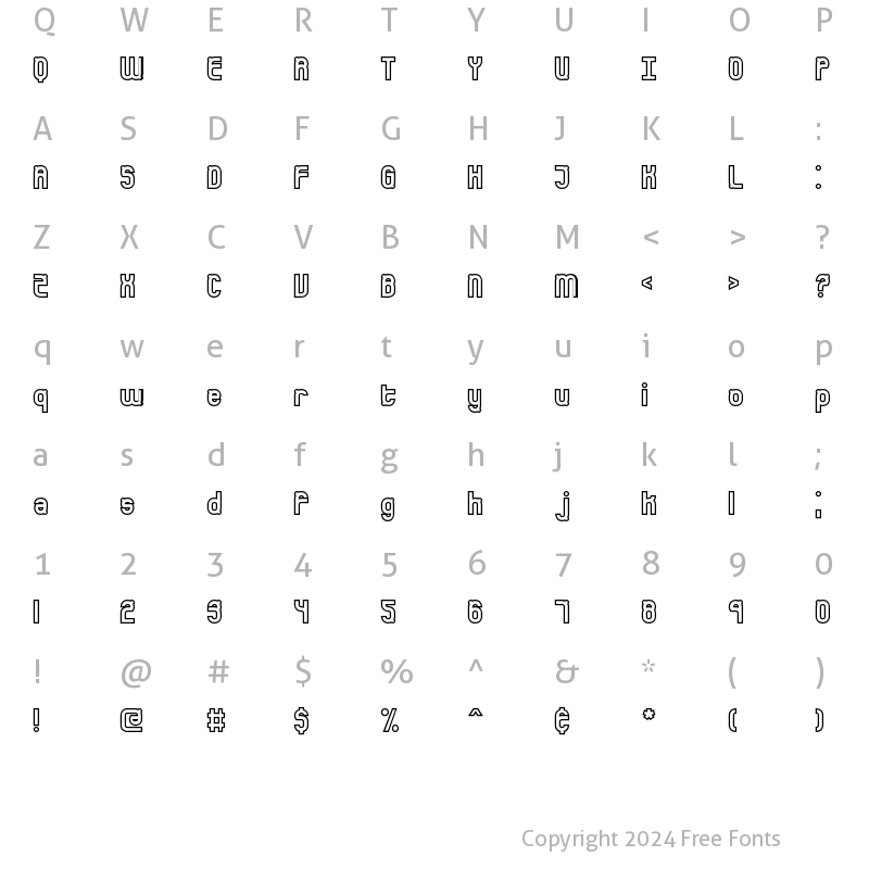 Character Map of Bumped BRK Normal