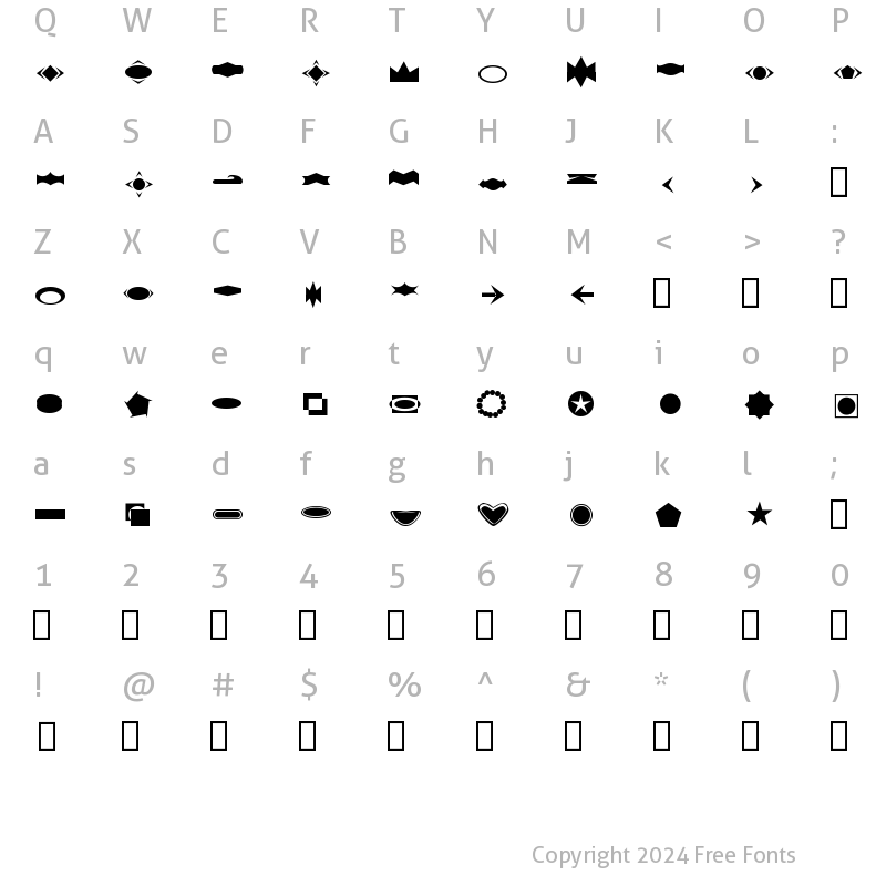 Character Map of button_by_fanta Regular