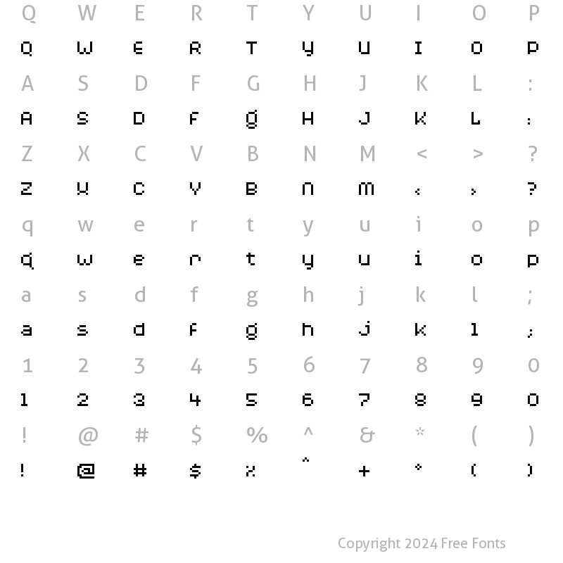 Character Map of Bylinear Regular