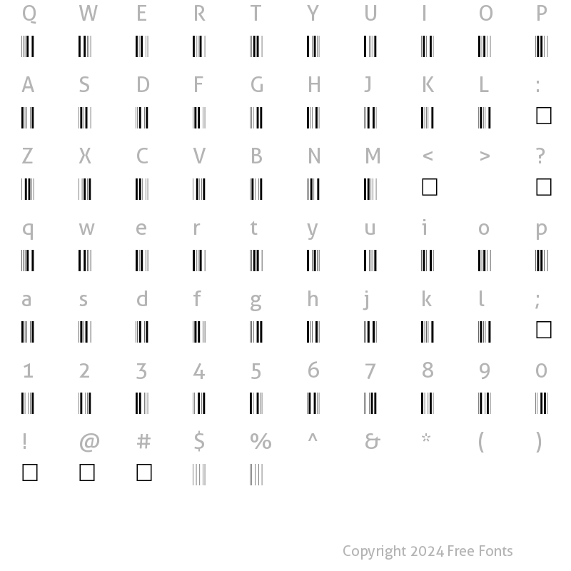 Character Map of C39P12DhTt Normal