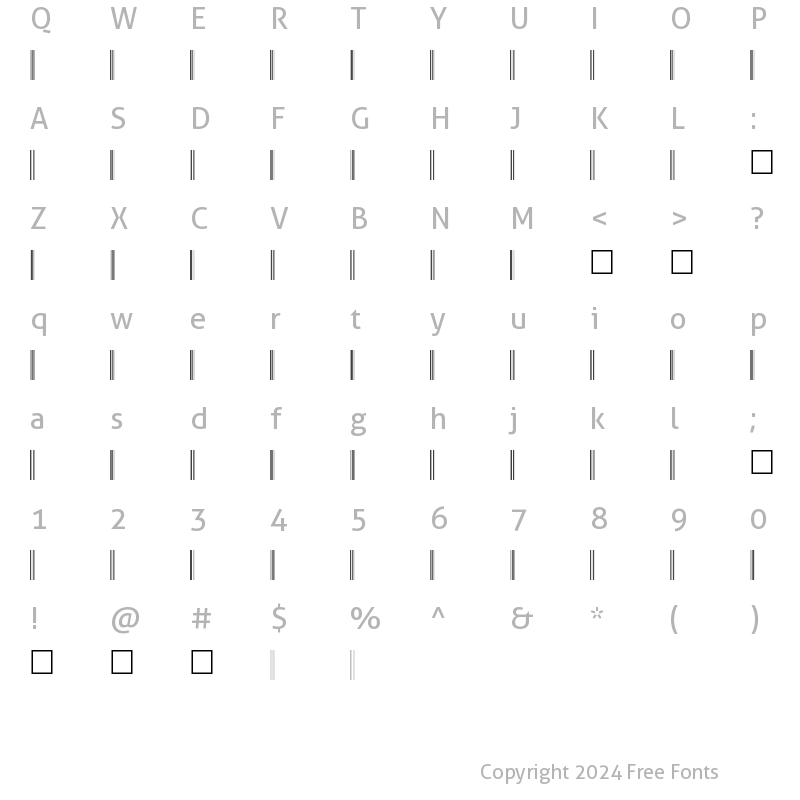 Character Map of C39P48DhTt Normal