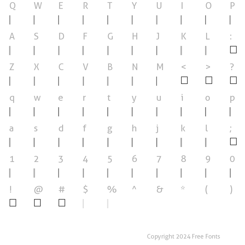 Character Map of C39P60DhTt Normal