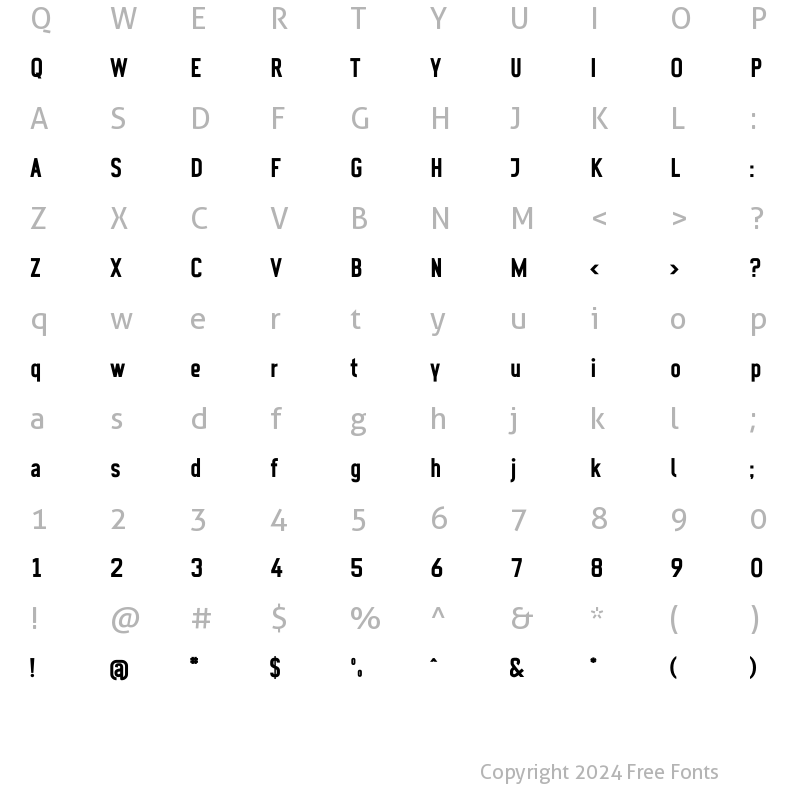 Character Map of CAGeheimagentW00-Bold Regular