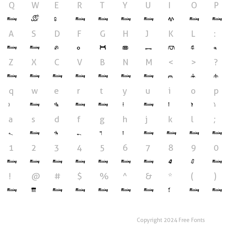 Character Map of Cartouche5SSK Regular