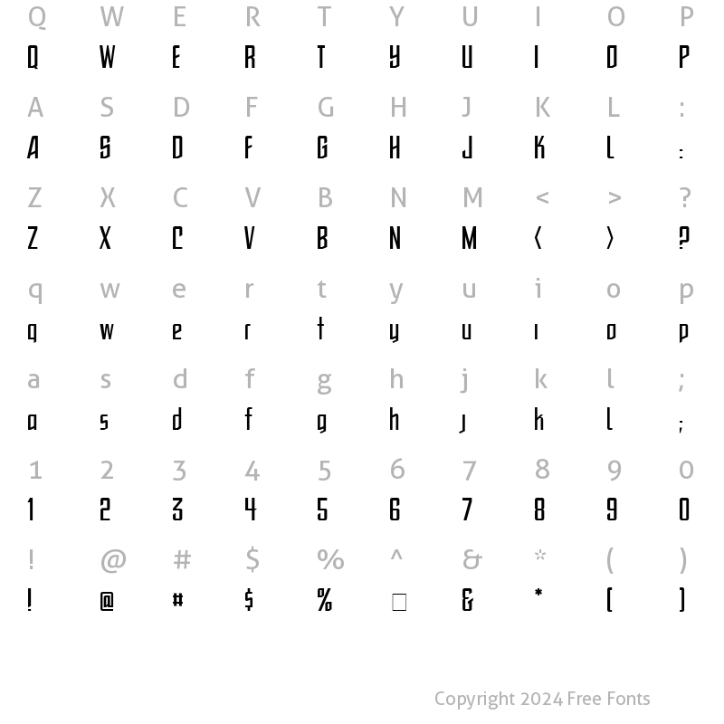 Character Map of CC To Be Continued Medium