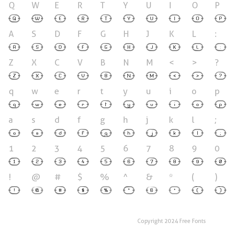 Character Map of Chainz Regular