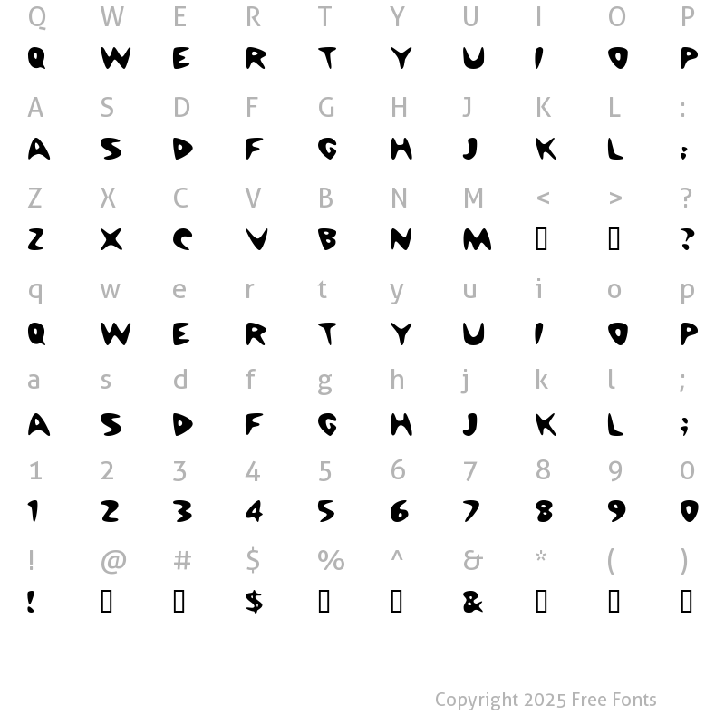 Character Map of Cheap Motel