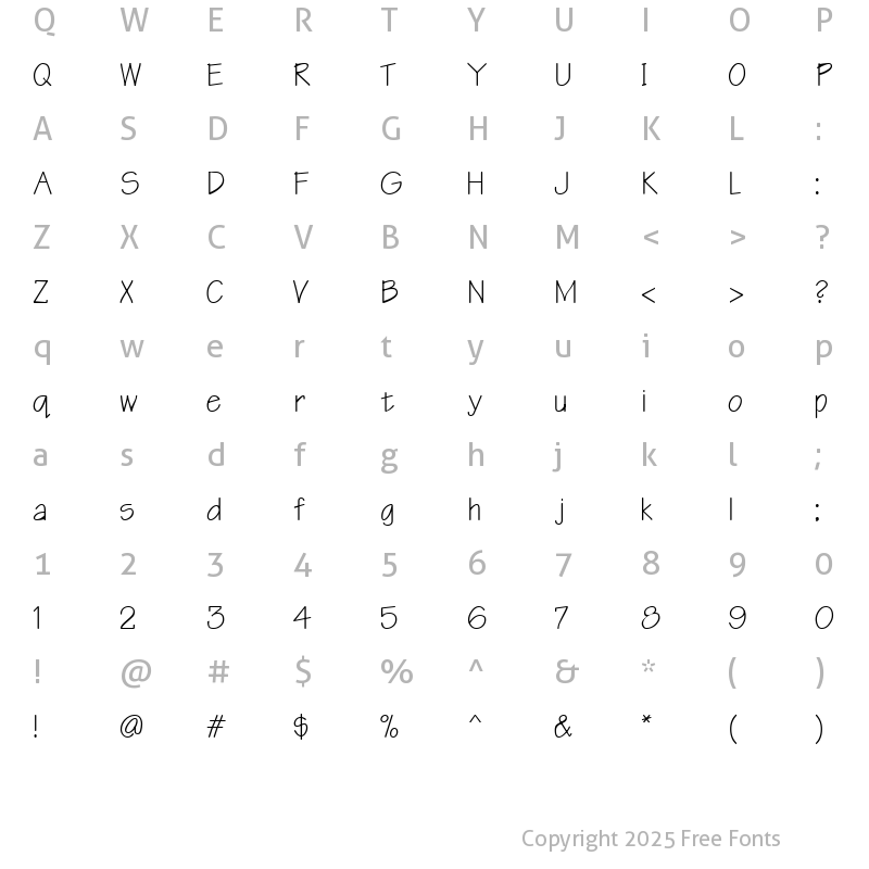 Character Map of CheersTypeNorm13 Bold