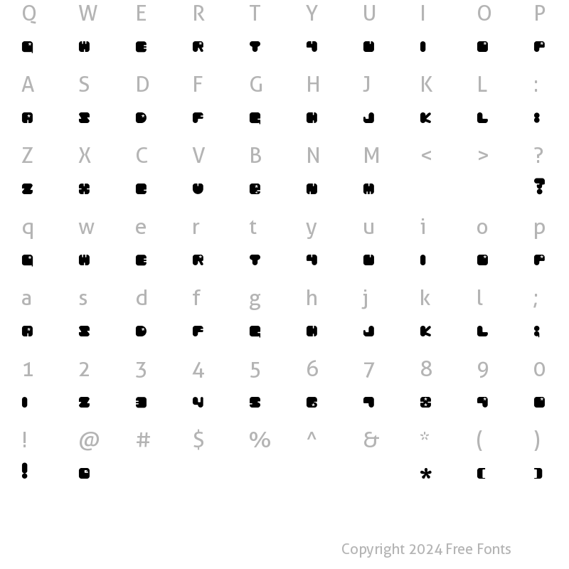 Character Map of Chibaraki Now Regular