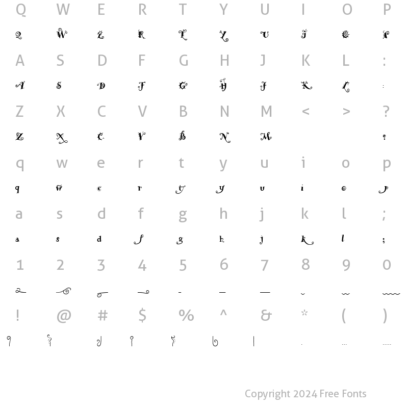 Character Map of ChiliPepperExtras Bold