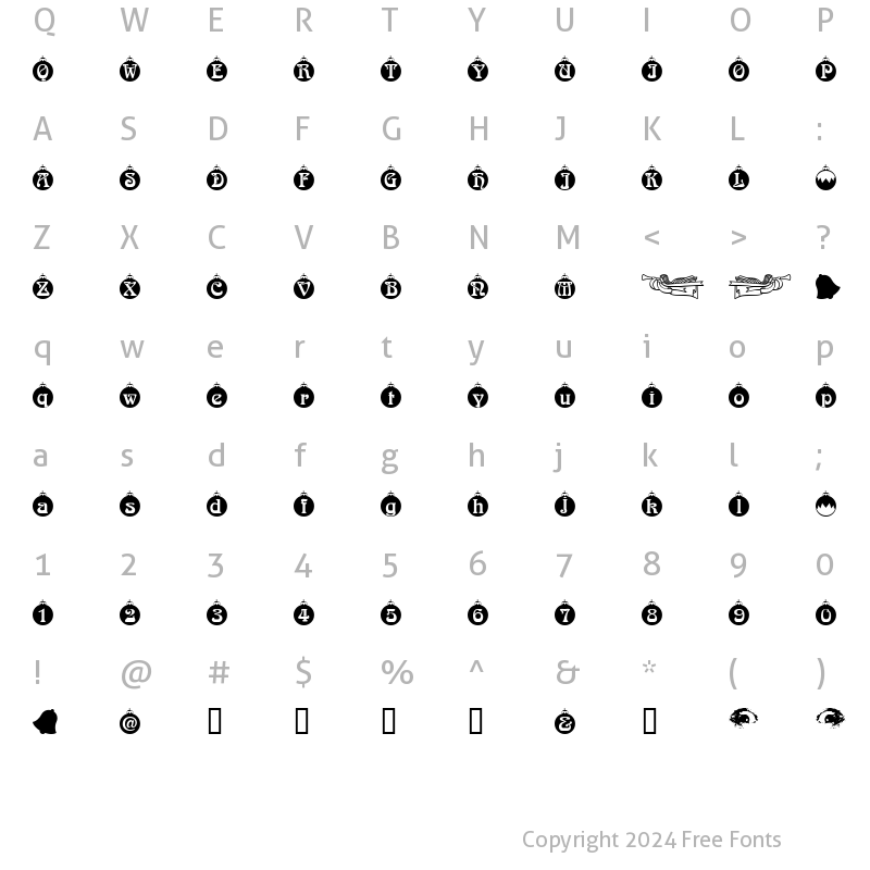 Christbaumkugeln Regular Download for free at Free Fonts Free Fonts