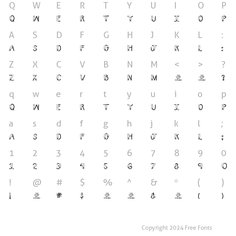 Character Map of CK Freezing Regular