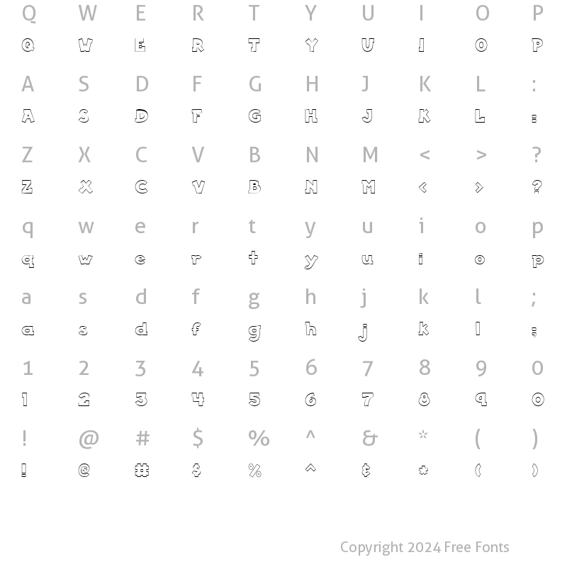 Character Map of CK Single Serif Regular