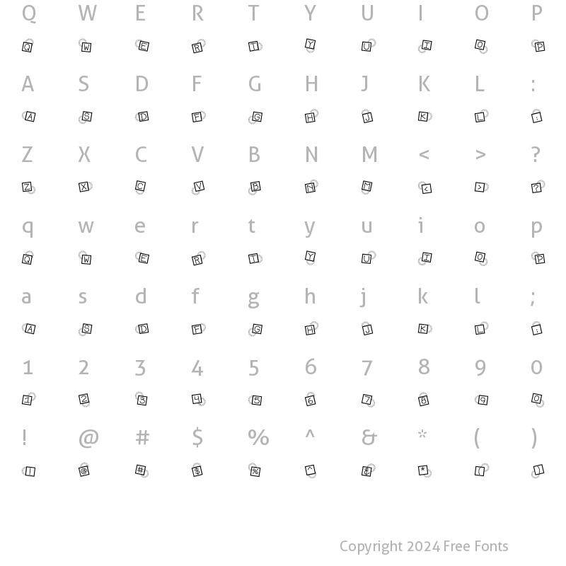 Character Map of CK Sunshine Regular