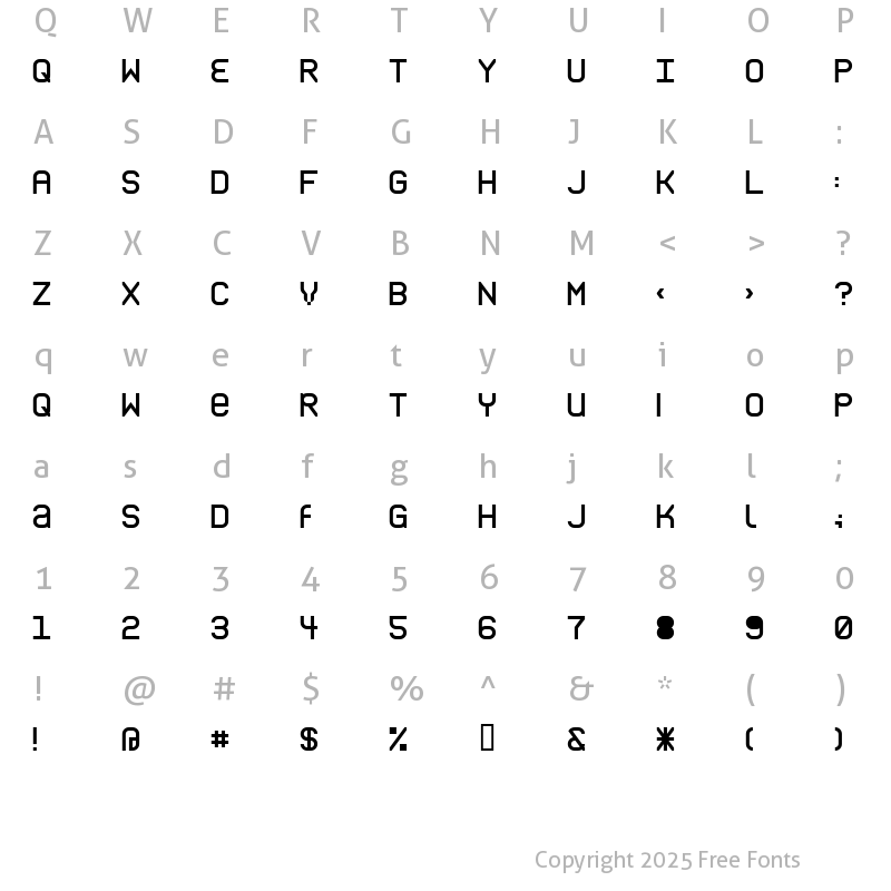 Character Map of CloseCall PM