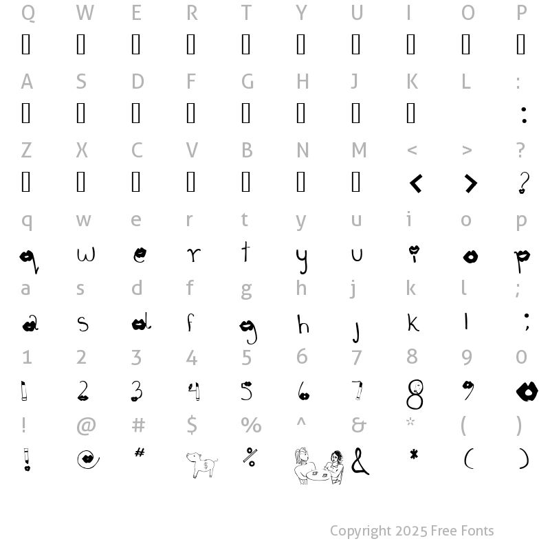 Character Map of coffee talk 1