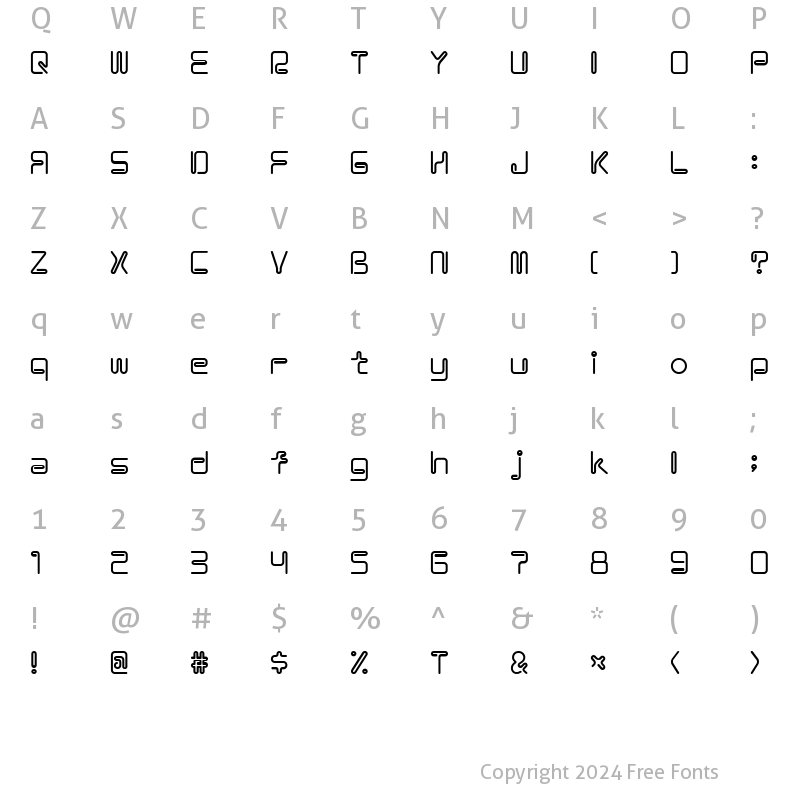 Character Map of Coil ALb