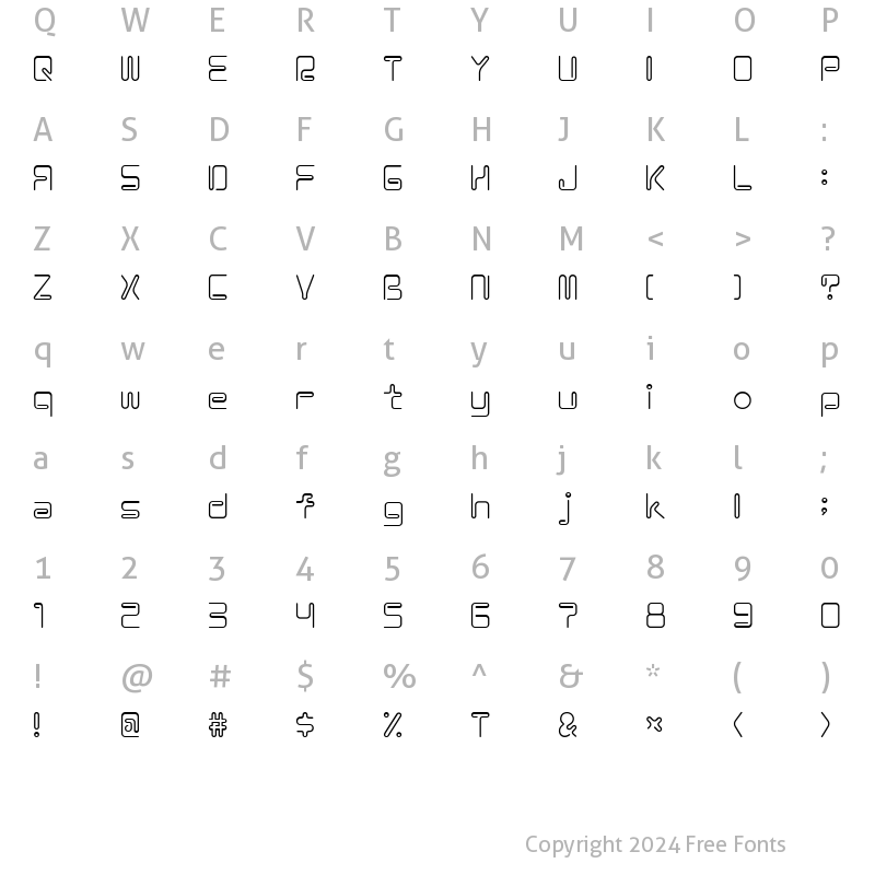 Character Map of Coil ALr