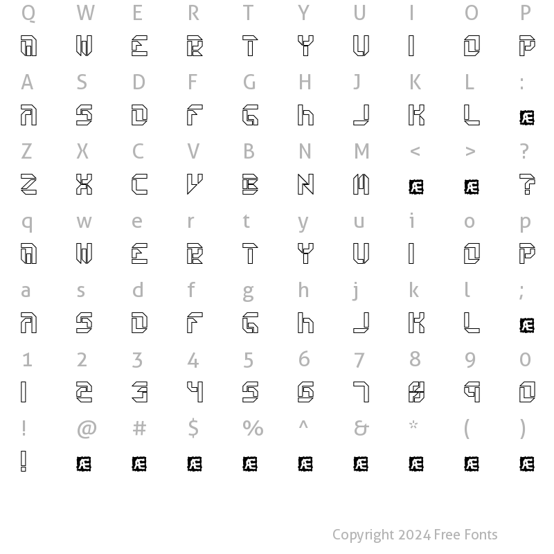 Character Map of Collective O (BRK) Regular