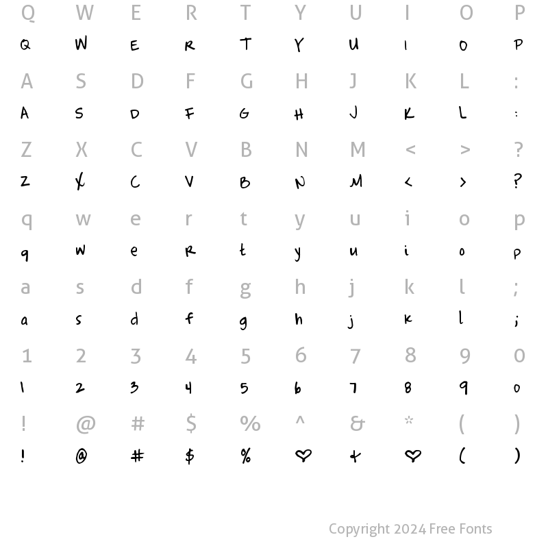 Character Map of Complete in Him Regular