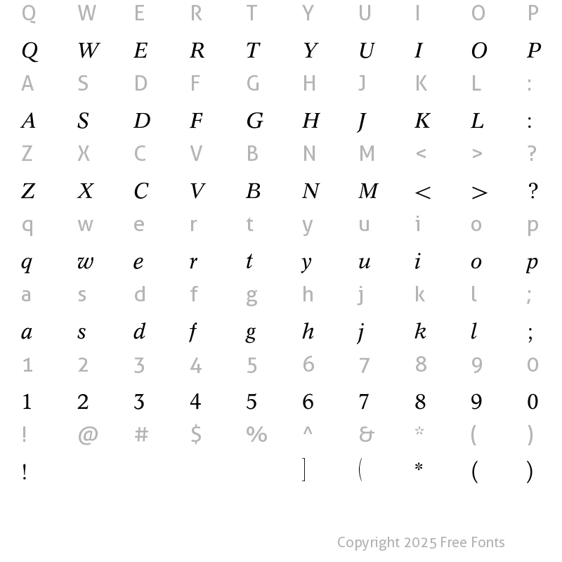 Character Map of Concorde Math 2 BQ Regular