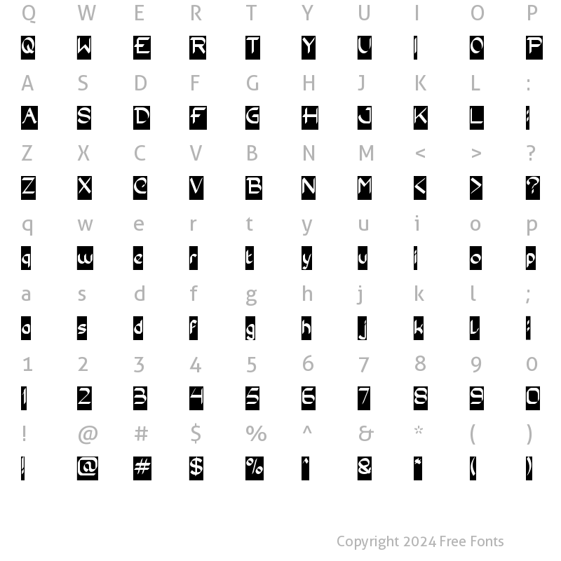 Character Map of Conversation-Inverse Regular