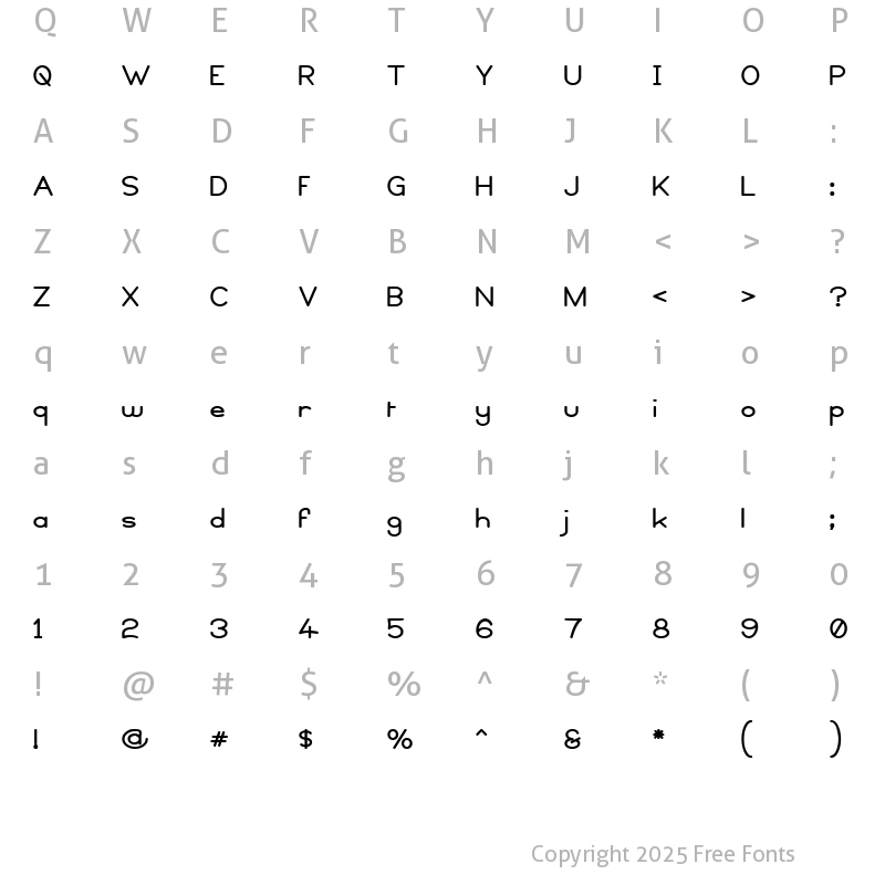 Character Map of Copyright Violations Regular