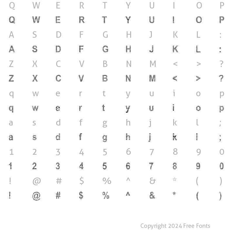 Character Map of Corner Becker Normal