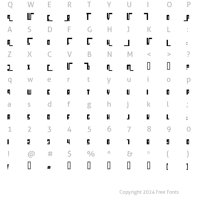 Character Map of Cosmic Age Regular