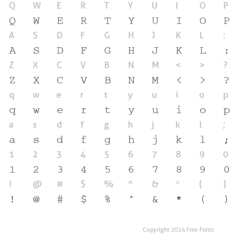 Character Map of Cougel Plain