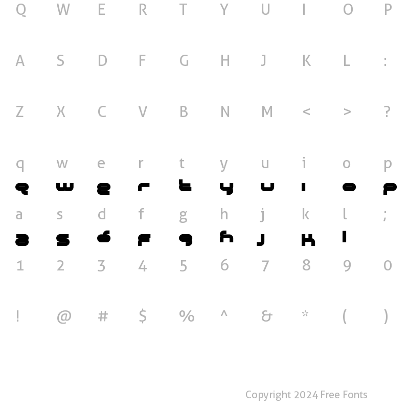 Character Map of Crystalline Regular