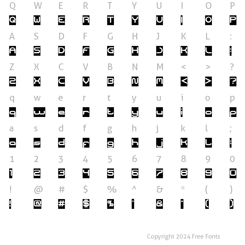 Character Map of CULTURAL-Inverse Regular