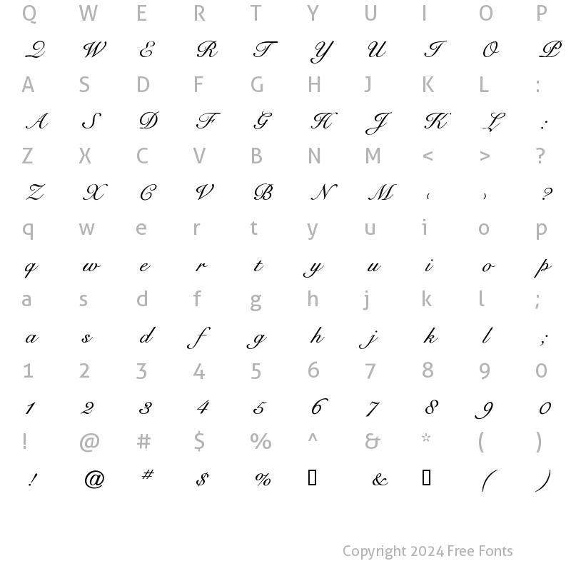 Character Map of CygnetRound Regular