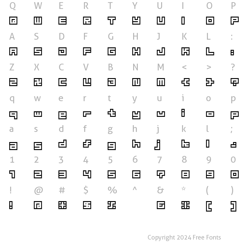 Character Map of D3 Superstructurism Outline Regular