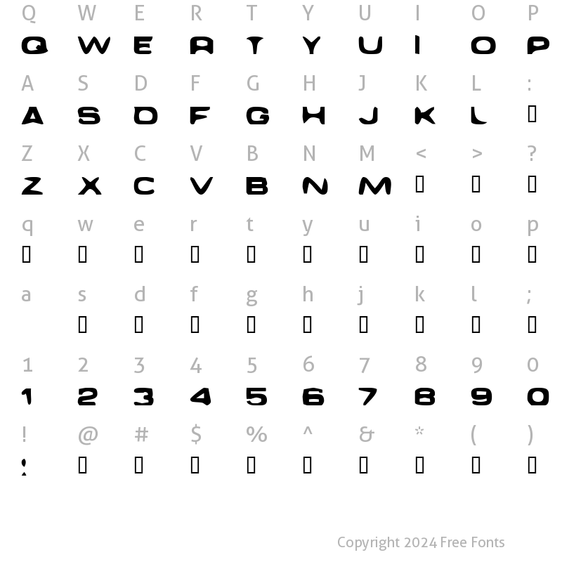 Character Map of Daggmask Normal