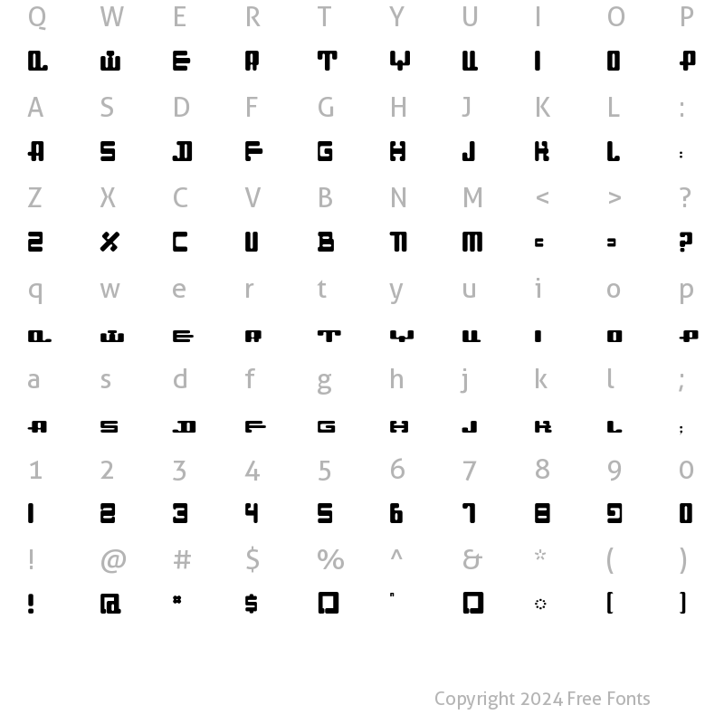 Character Map of Dahgir RoundSmCaps Regular