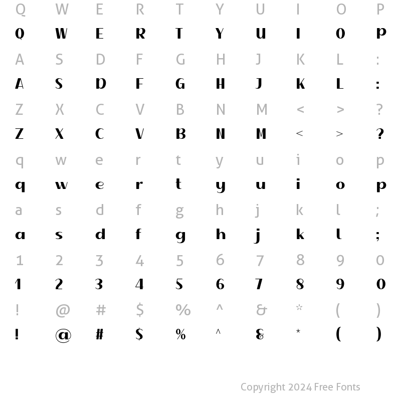 Character Map of Dairy Cattle Solid