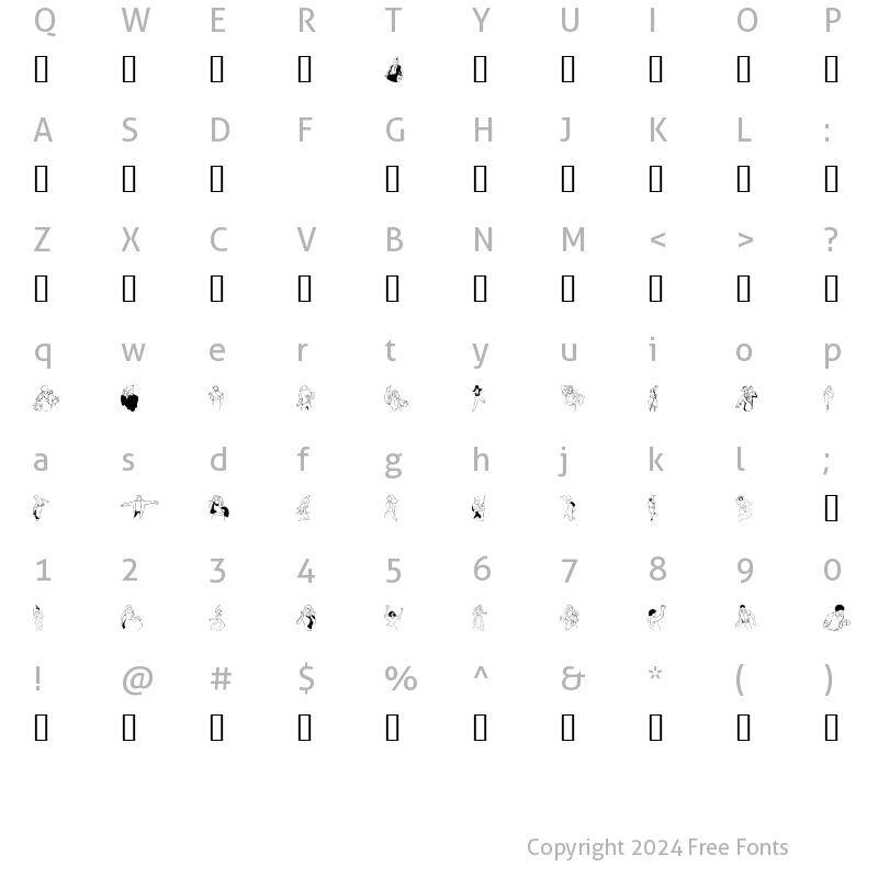 Character Map of Dancer In The Dark III ark III