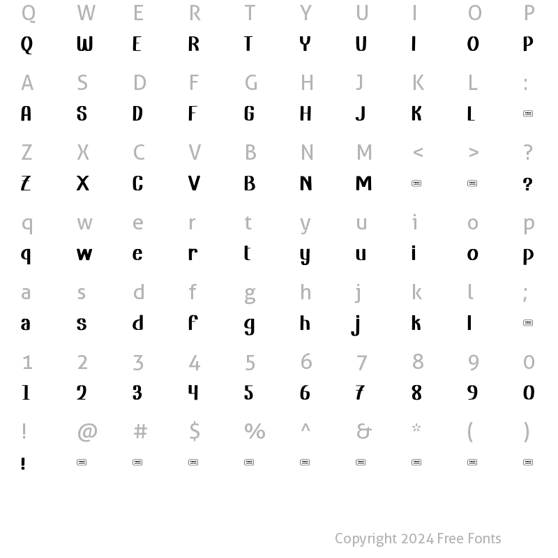 Character Map of Day n Nite Free Trial Regular